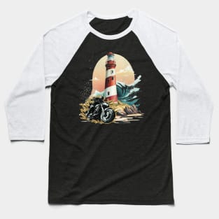 Let's Live, Vintage Motorcycle ,American customs Baseball T-Shirt